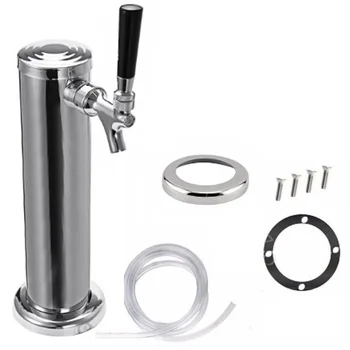 

Beer Tower Draft Flow Control Brew Tool With Accessory Dispensing Adjustable Stainless Steel One Way Drinking Wine Single Tap