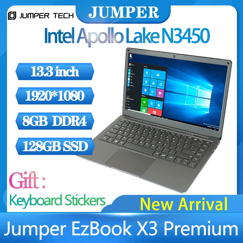 Descuento Jumper-ordenador portátil EZBOOK X3 Premium, 2021 tabletas, Windows 10, 13,3 pulgadas, 8 + 128GB, notebook, 1920x1080, IPS, oficina, 365 xXK8QgqaJ