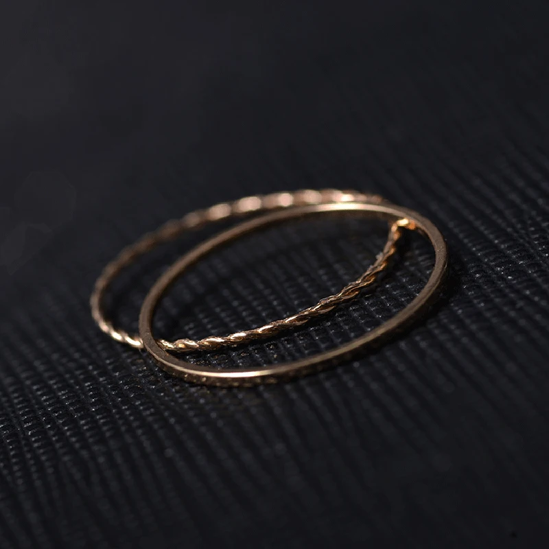 Простые свадебные тонкие очаровательные аксессуары кольцо модное обручальное женское ювелирное изделие