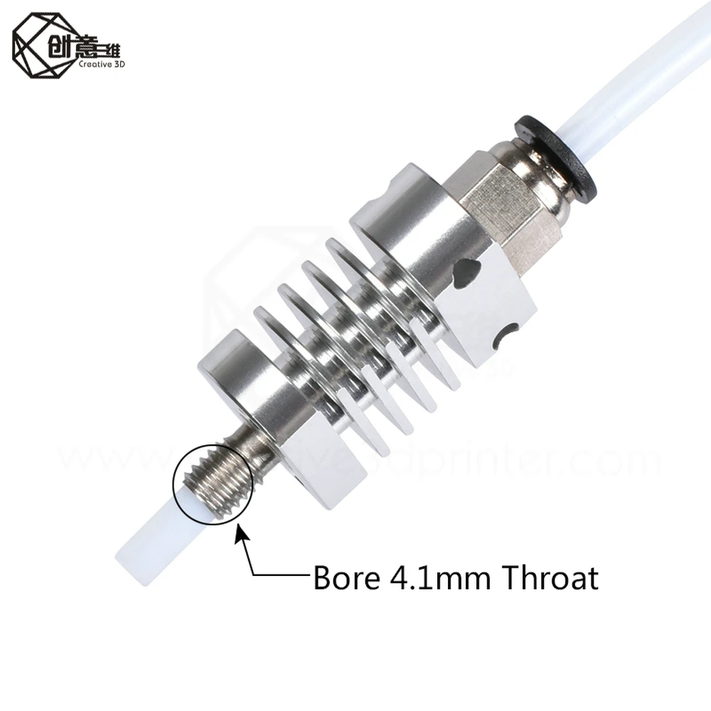 3D полностью металлический j-головка Hotend экструдер комплект CR8/CR10 для CR-10 CR-10S 3D V6 Боуден экструдер 1,75/0,4 мм сопло части 3d принтера