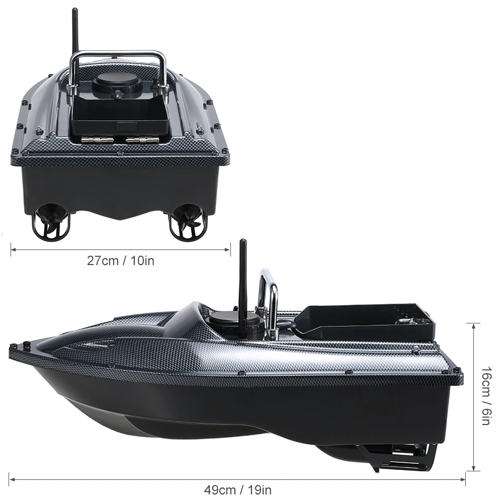 Rc Fishing Bait Boat 18000mah High Power Pullable Fishing Net Wireless Remote  Control Fishing Feeder Boat Ship With Storage Bag - Fishing Tools -  AliExpress