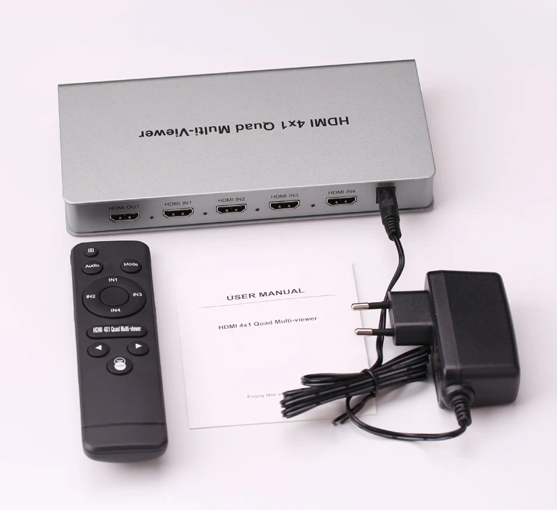 4X1 HDMI мульти-просмотра HDMI четырехэкранная сегментация разветвитель изображения в режиме реального времени мультипросмотрщик бесшовный коммутатор ПК к HDTV