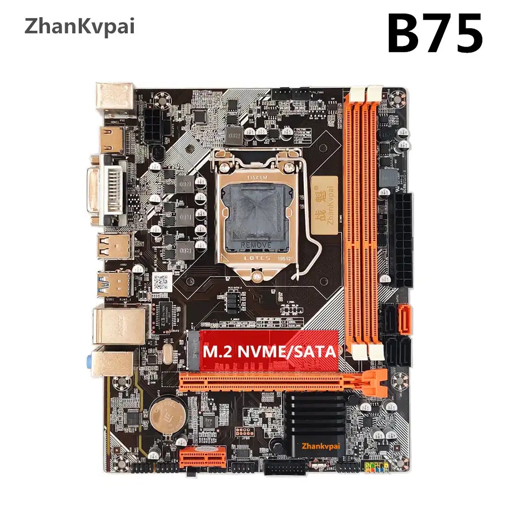 Zhankvpai 5 Lga1155 Motherboard Set With Intel Xeon 12v2 Cpu 3 1g Quad Core Desktop Memory Sata Iii Usb 3 0 M 2 Nvme Motherboards Aliexpress