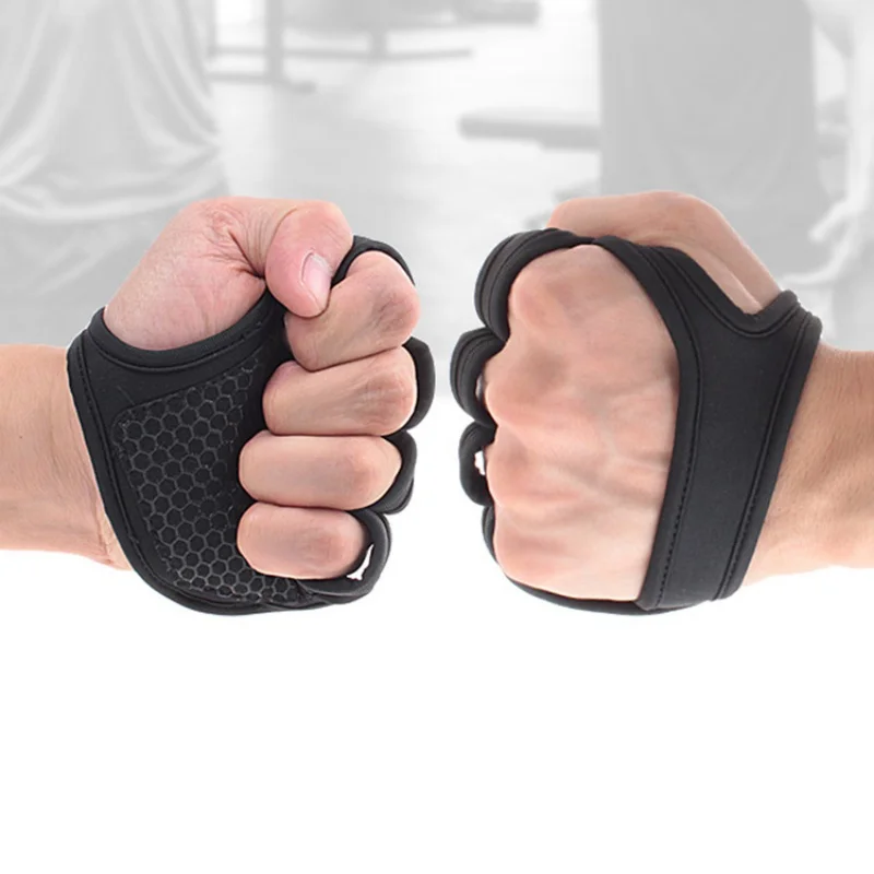 

Gym Fitness Gloves Hand Protector Men Women Bodybuilding Workout Power Weight Lifting Training Gloves Dumbbell Grips Pads