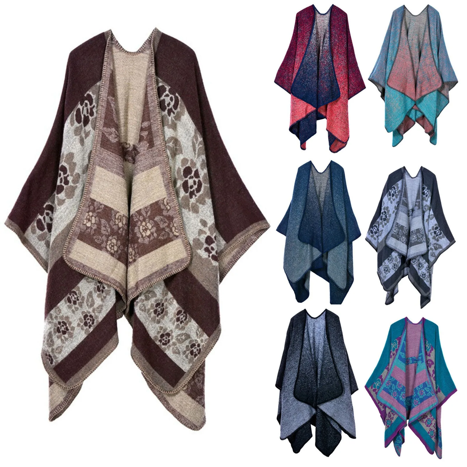 

Women Oversized Cashmere Scarves Winter Autumn Scarf Wrap Blanket Reversible Cardigan Female Lady Long Thinker Shawl Hot Sale