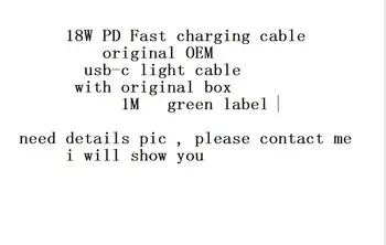

10pcs/lot 18W PD Charging Cable USB-C For Phone 11 Pro Max XR XS Data Cable Type C Quick Charge new box