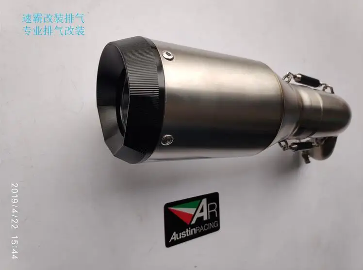 60 мм мотоцикл титановый сплав выхлопная труба Akrapovic S1000RR S1000R модифицированная для S1000RR S1000R звуковая волна жареная улица
