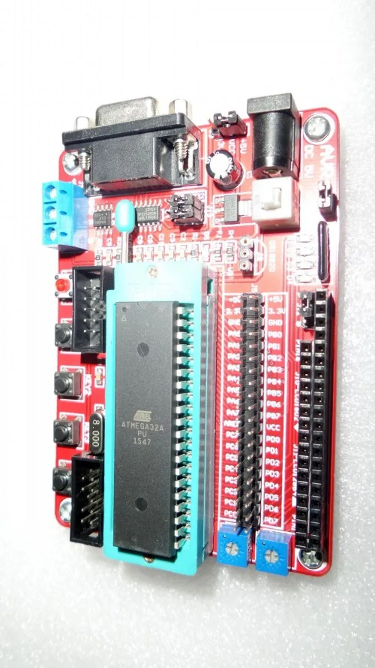 Бесплатная доставка 1x плата разработки ATMEGA32 минимальная системная AVR32 для