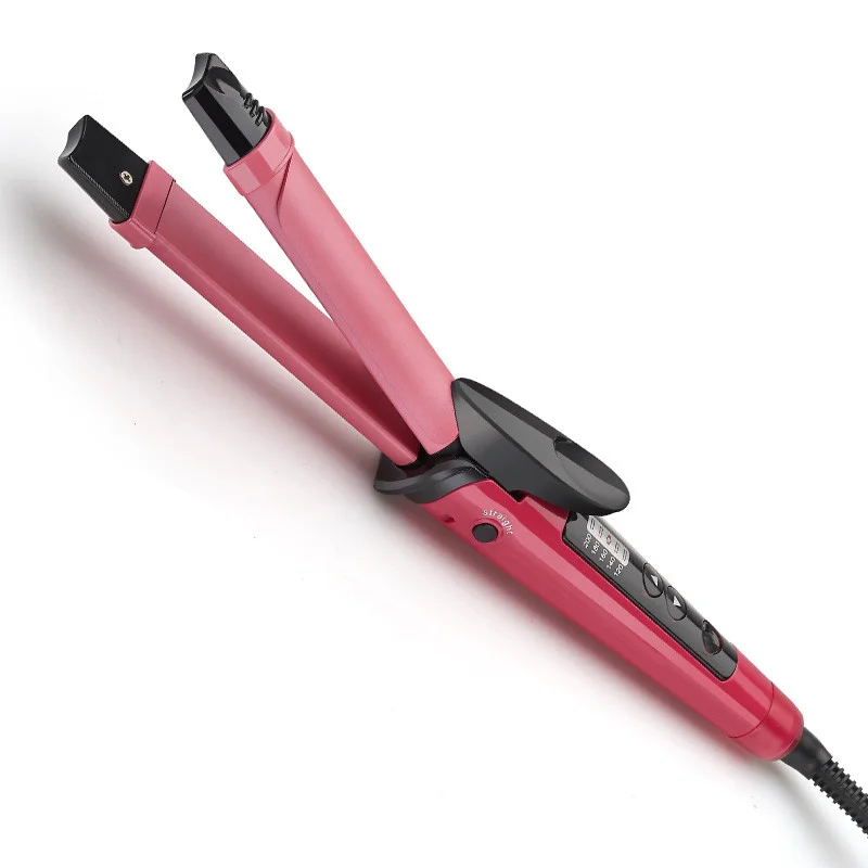 

Straight Hair Curler 2 In 1 Ceramic Flat Iron Portable Girl Model