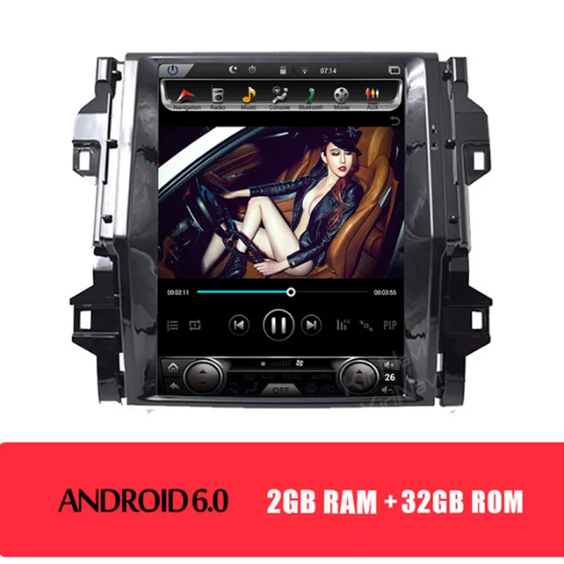 Android Car Radio KiriNavi вертикальный экран Tesla style 12,1 Android 8,1 Автомагнитола для Toyota Fortuner Revo автомобильный мультимедийный Dvd навигатор 4G - Цвет: Android Car Radio