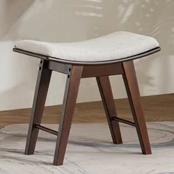 Taburete de lujo para salón, muebles de dormitorio, sala de estar, taburete moderno y avanzado de estilo europeo