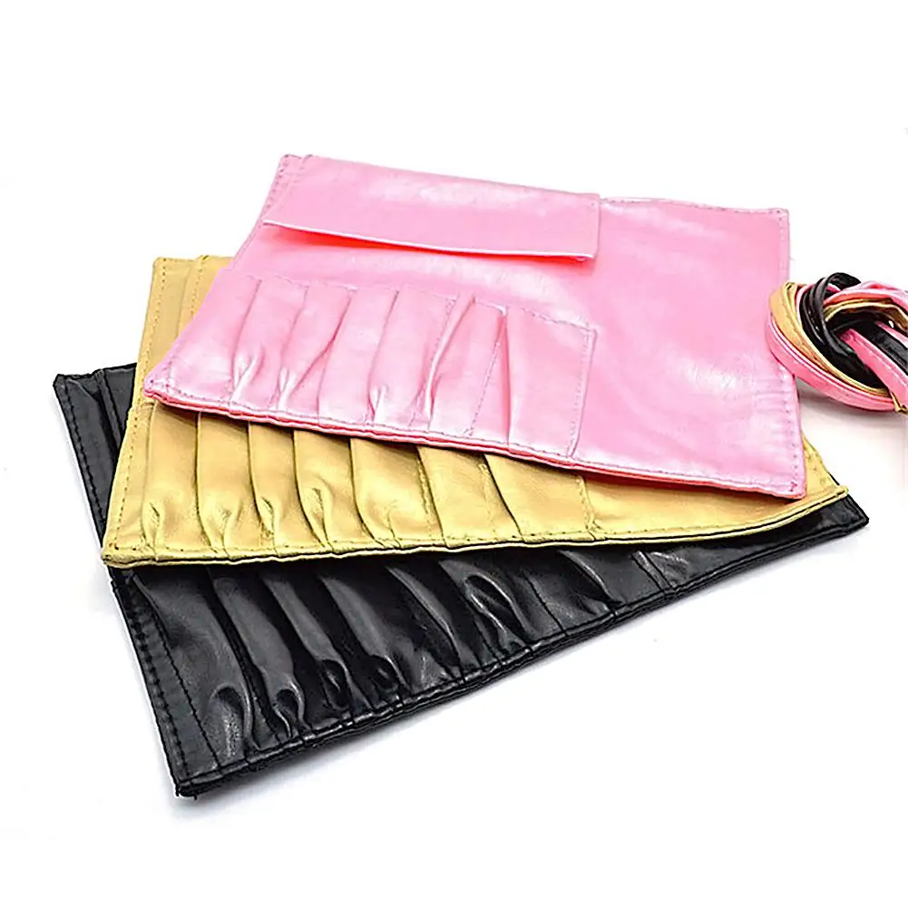 2 цвета обертывание рулон ручка чехол косметичка для хранения кистей