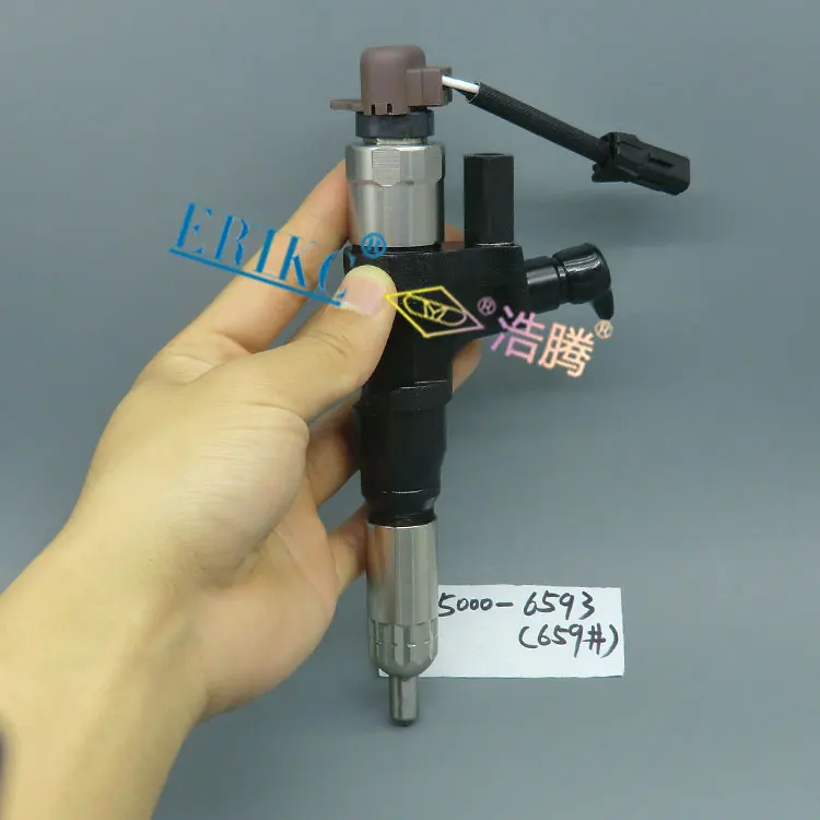 ERIKC 095000-6590 топливный инжектор в сборе 6590(23670-E0010) Авто Двигатель Дизельный инжектор common rail 9709500-659 для HINO J08E