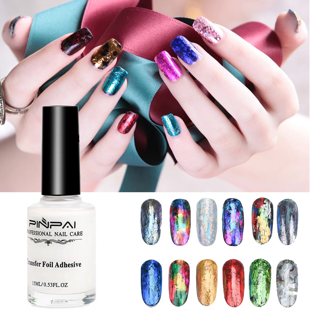 15ml Nail Foils Glue Manicure Nail Art Gel Varnish Starry Sky Clear