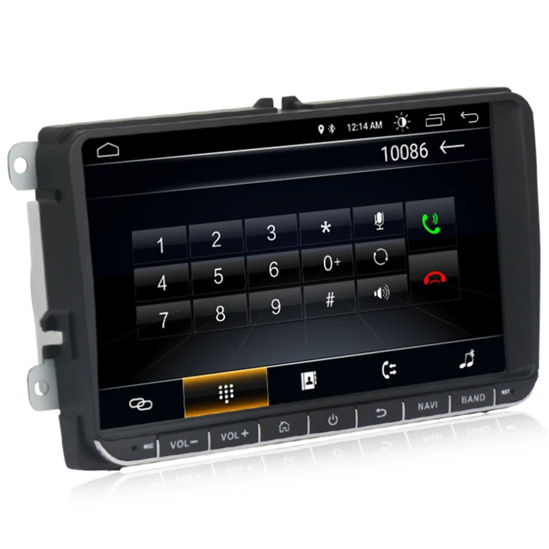 9 дюймов Android 8,1 автомобильный gps-навигатор для GOLF 5, 6 Passat B5, Jetta Tiguan Touran Skoda, Seat, Canbus, руль