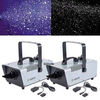 

2PCS 600W Snow Machine Professional Stage DJ Party Snowflake Maker W/ Remote
