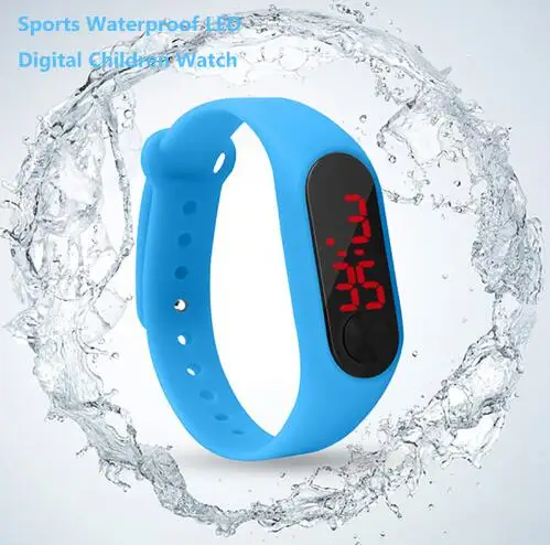 

Luxury Brand Womens Watches LED Digital Display Bracelet Watch Men Students Silica Gel Sports Watch relogio feminino digital