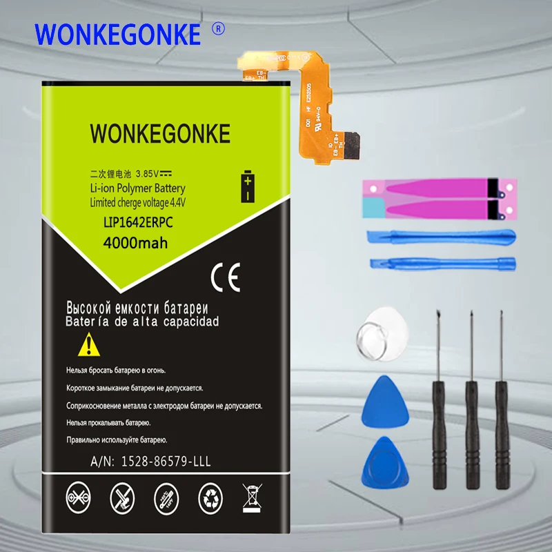 WONKEGONKE LIP1642ERPC Аккумулятор для SONY Xperia XZ Premium XZP G8142 G8141 батареи батарея|Аккумуляторы