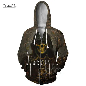 

Game Death Stranding Zipper Hoodie Women Men Fashion Autumn Coat Sweatshirt Hoody 3D Print Hip Hop Streetwear Harajuku Funny Top