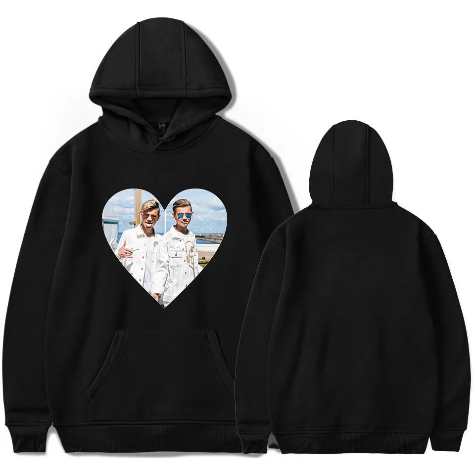 Marcus and Martinus Hoodies Harajuku Sweatshirts Women Hoodie Hip Hop Streetwear Pink Hoodie Outerwear Winter Clothes for Girls