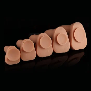 Realistic Huge Thick Anal Dildo Female Masturbator Liquid Silicone Expander Butt Plug For Women Anal Beads Dilator Sex Toys Shop 6