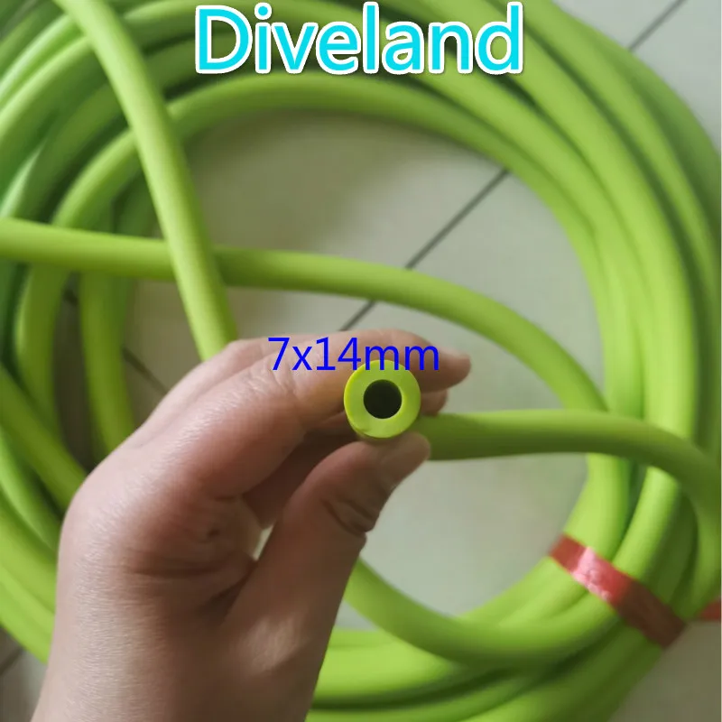 1 Meter Spearfishing rubber tube speargun band ELASTIC latex tube Inter dia 3mm 4mm 5mm 6mm 7mm Out dia 10mm 12mm 14mm 16mm 18mm 5