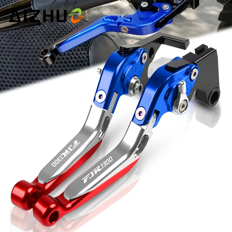 

Motorcycle CNC Aluminum Clutch Brake Levers FOR YAMAHA FJR1300 FJR 1300 2003 Extendable Adjustable Handbrake Lever Accessories