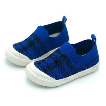 

Boys Girls Shoes Unisex Kids Sneakers Size 21-30 Mixed Colors Checkered Grid Children Casual Shoes Sports Running Sneakers Hot