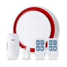 Умный Wifi+ GSM Многофункциональный одиночный/двойной сетевой сигнализации Набор беспроводной противоугонной сигнализации домашняя система охранной сигнализации комплекты