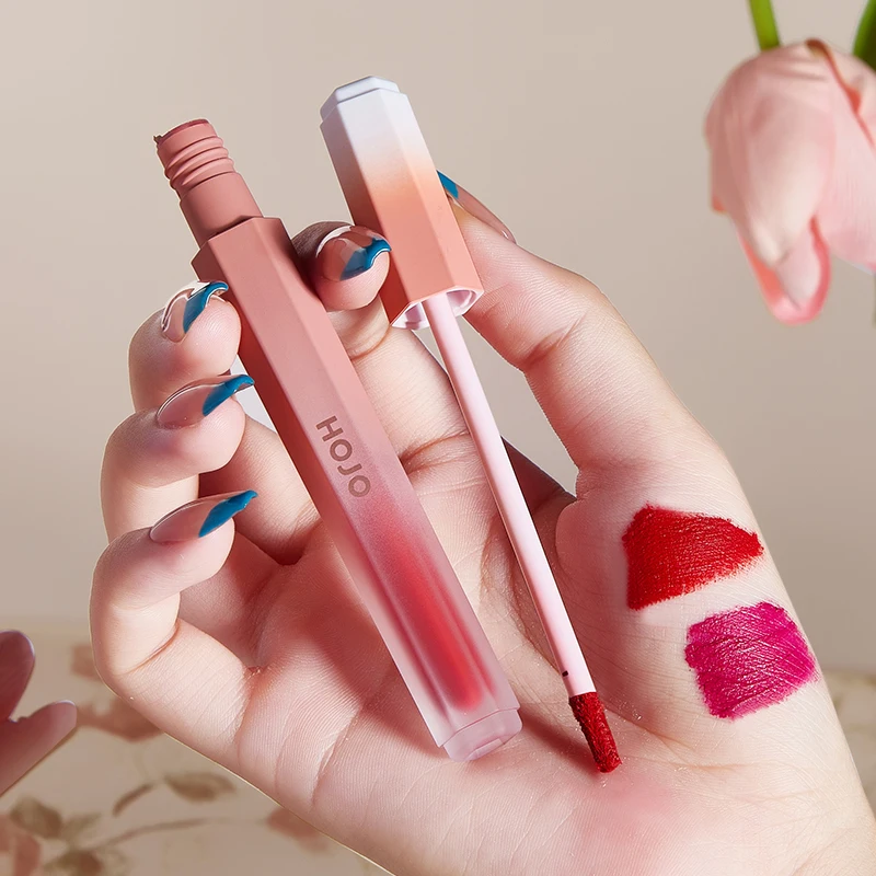 

Pink Mousse Liquid Lipstick Matte Lip Glaze Cosmetics Lightweight Lip Glaze Long Lasting Lip Tint Waterproof Korean Style Makeup