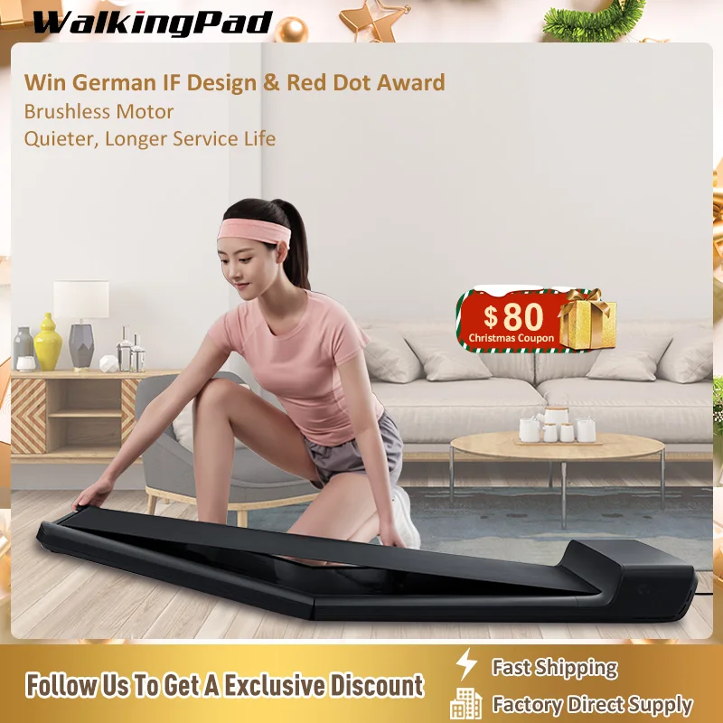 US $99.00 WalkingPad Treadmill Walk A1 Pro Under Desk Folding Quiet Walking Pad Device Footstep Control Speed Remote Control Workout Home