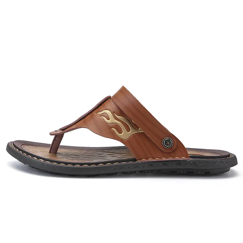 

Flip-flops Men's Anti-slip Flip-flop Sandals Korean-style Versatile Dual Purpose MEN'S Sandals Large Size Sandals