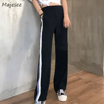 

Sweatpants Women Full Length Casual Loose Slim Fit High Waist Womens Pants Elegant Females Plus Size Trousers Korean Style Chic