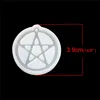 DoreenBeads Round Pentagram /Half Moon Silicone Resin Mold For Jewelry Making Jewelry Findings For DIY Pendants, 1 Piece ► Photo 3/6