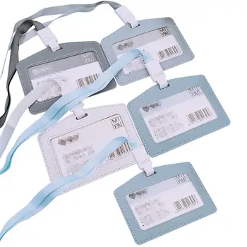 

5PCS Practical Durable Badge Holders with Lanyard for Workers