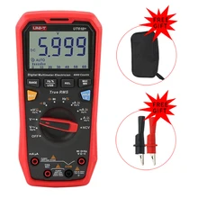 UNI-T ut61b + ut61e ut61d handheld profissional multímetro digital tester unidade verdadeiro rms faixa de automóvel 6000 contagens dc ac 1000v