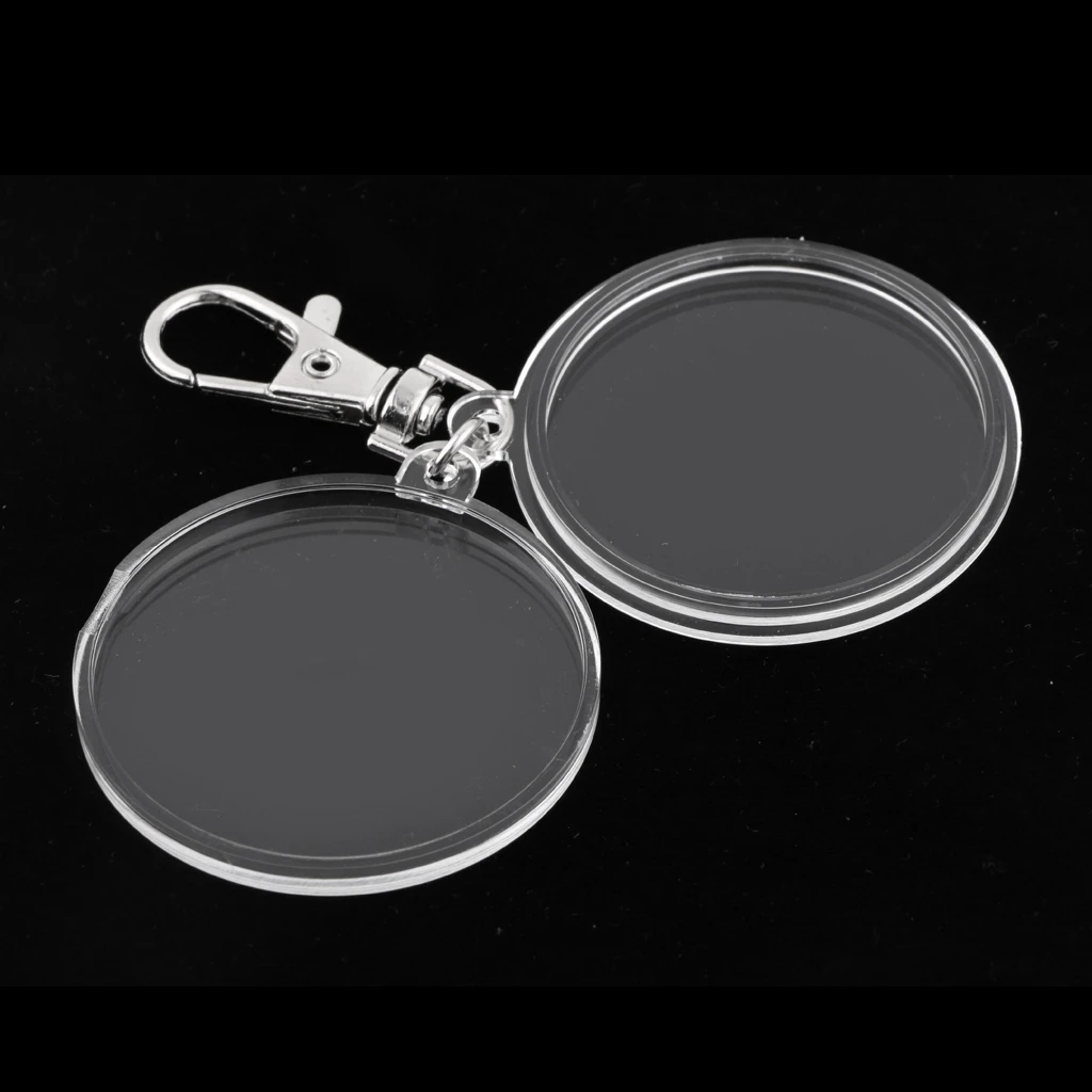 Coin Holder Keychain 40mm Souvenir Commemorative Coin Keyring