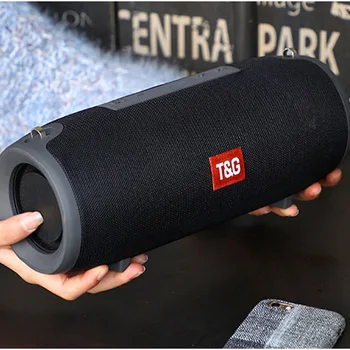 

TG Bluetooth Speaker 20W High Power Portable Column Speaker dual diaphragm stereo subwoofer portable USB TF FM Radio soundbox