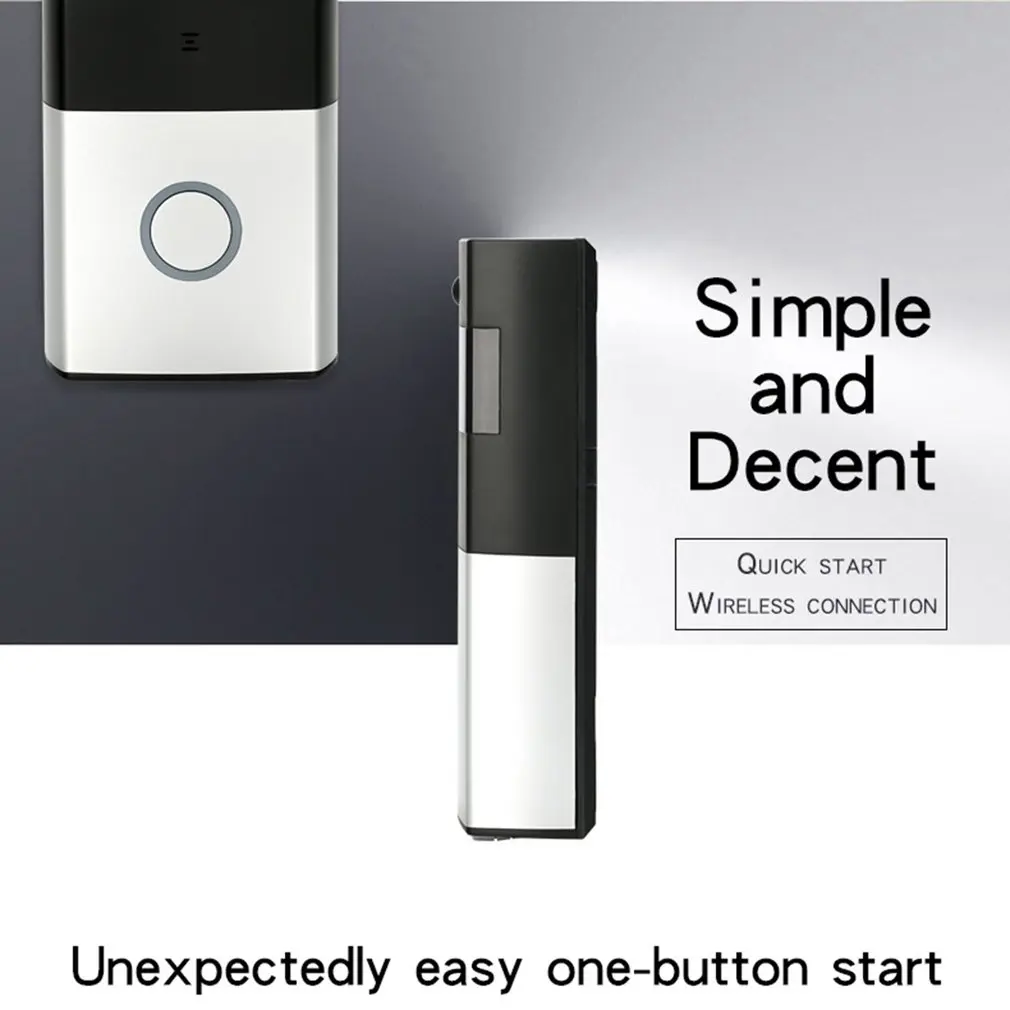 720P WiFi Doorbell Two-way Audio Infrared Night Vision PIR Detection Home Security System Low Power Consumption