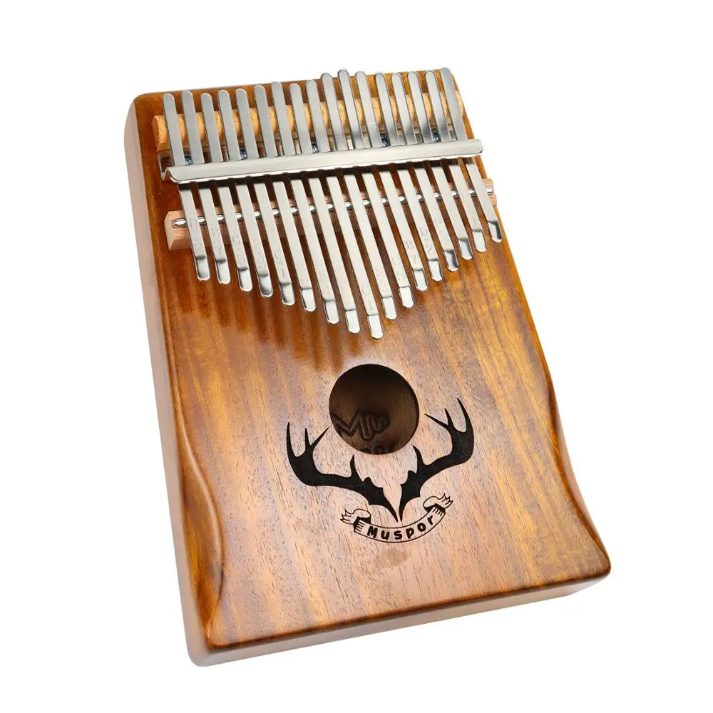 

Muspor Kalimba 17 Keys Acacia(KOA) Thumb Piano Mbira and Performance Protection Bag , Professional models