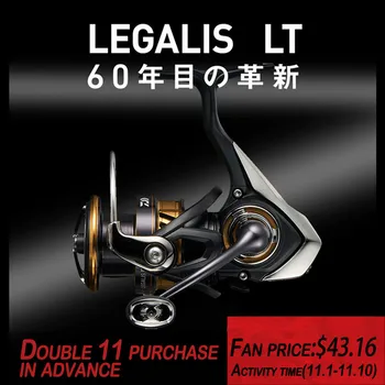 

Spinning Fishing Reel 2019 Japan Daiwa Legalis LT 1000D 2000D 2500 3000-C 4000D-C 5000D-C 6000D 5BB drag power 5kg 10kg 12kg