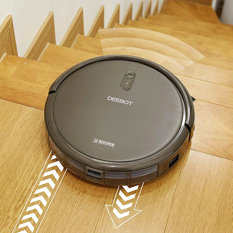 ECOVACS Deebot N79S- робот-пылесос с максимальной мощностью всасывания с поддержкой Wi-fi и управлением со смартфона