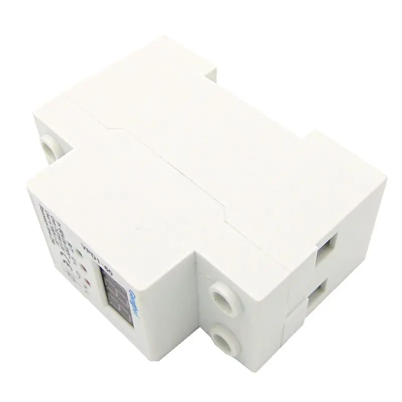 2P 60A 220V автоматическое переподключение от перенапряжения и защиты от перенапряжения защитное устройство реле с Вольтметр монитор напряжения