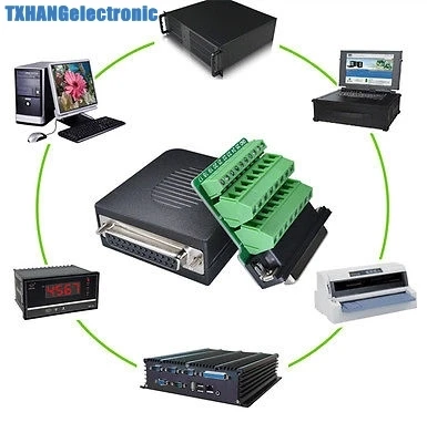 Db25 Maschio Pin Spina Terminali Di Bordo Di Sblocco Adattatore D-Sub Connettore Di Saldatura Della Copertura D \ X2Dsub D-Sub 25