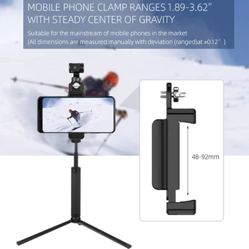 

Fixing Bracket Adjustable Clip Black Quick Release Phone Holder Professional Stable Portable Scratch Proof For Xiaomi Fimi Palm