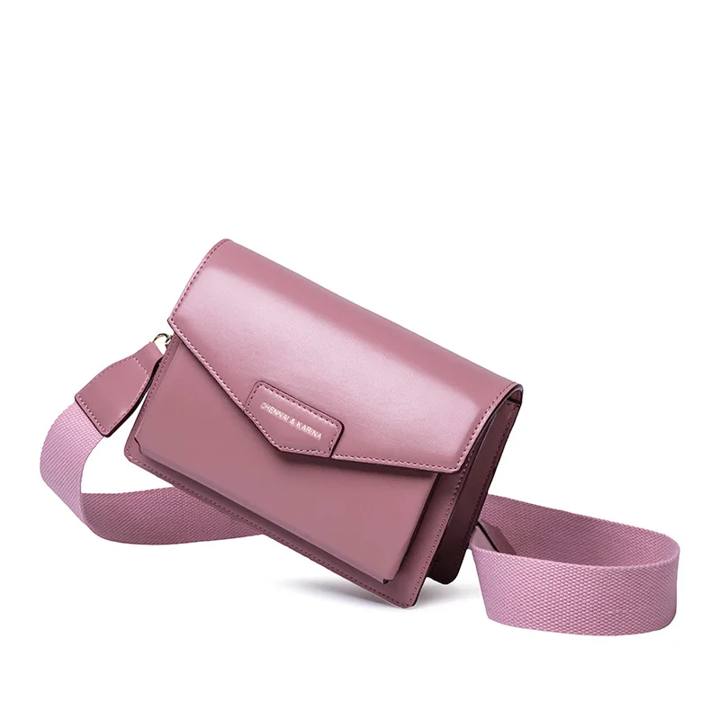 

2019 new JIULIN high-quality fashion shoulder slung flip Joker small square bag women bag