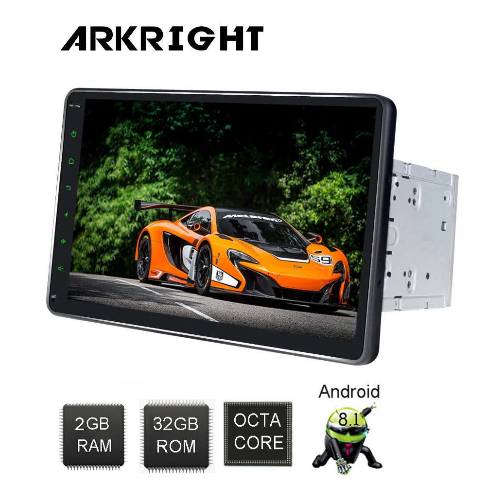 Автомобильный мультимедийный плеер ARKRIGHT 10 1 дюйма 2 Din Android радио/головное
