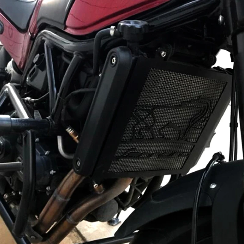 Мотоциклетная стальная решетка радиатора Защитная крышка для BENELLI Leoncino 500 BJ500, бак для воды(черный