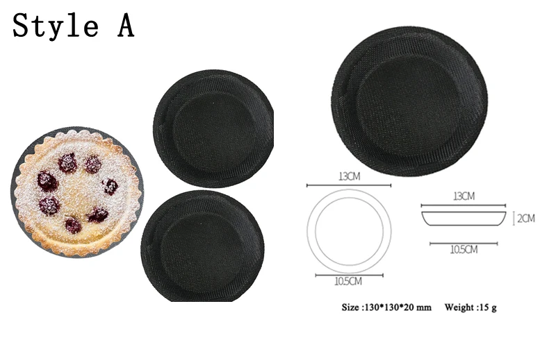 Meibum, круглое хлебное печенье, форма для выпечки пиццы, слоеная гамбургер, черная пористая форма из стекловолокна, силиконовая форма для пирога, антипригарная форма