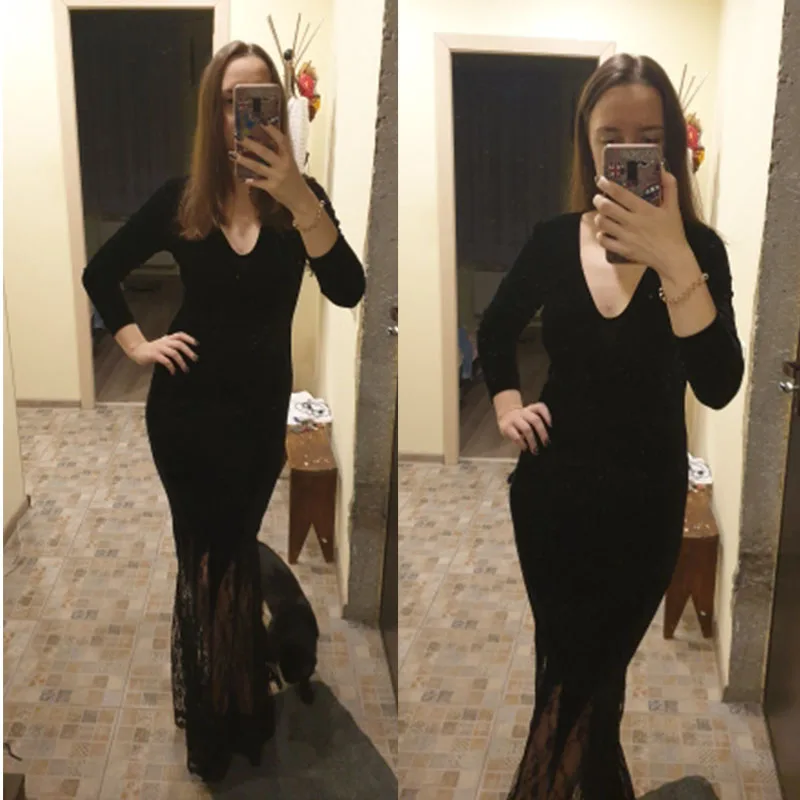 Женский готический костюм в стиле Хэллоуин Morticia adслум привидение ведьма